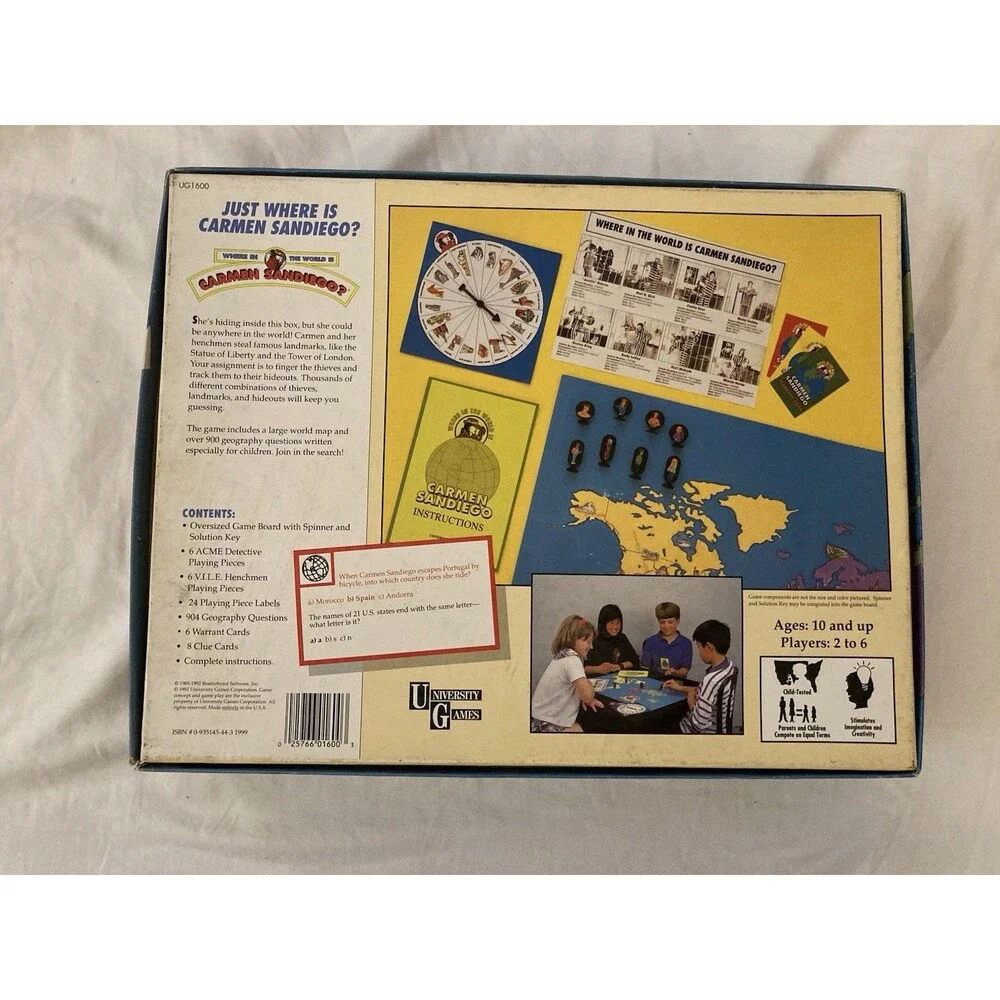 Where In The World Is Carmen Sandiego? Board Game | 2-6 Players | Ages 10+